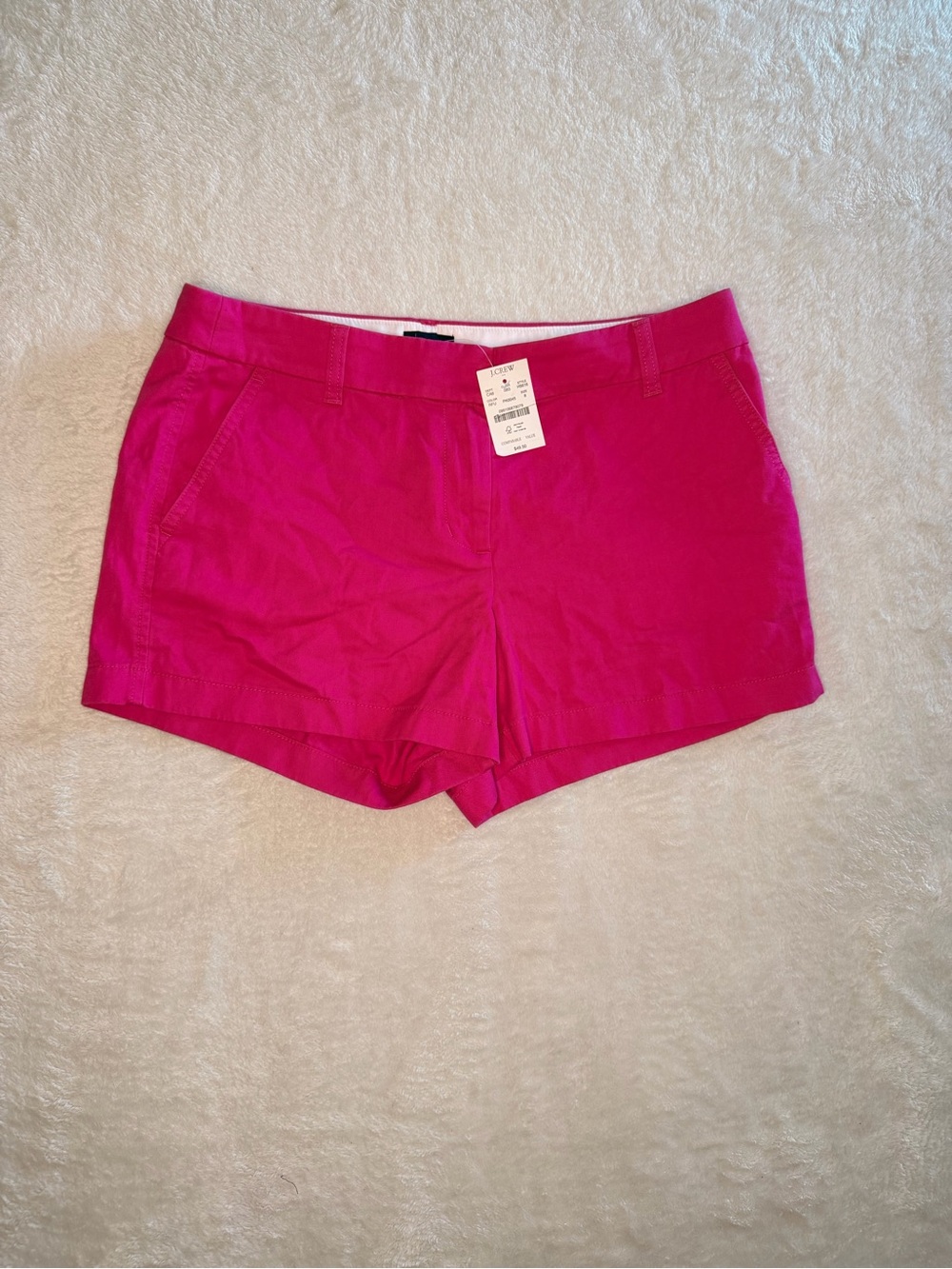 J. Crew Hot Pink Cotton Shorts
